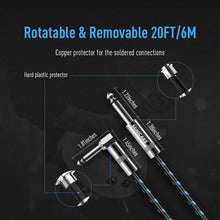 Load image into Gallery viewer, Sonicake - Guitar Cable 6m Nylon ST-RA/B&amp;B Australia