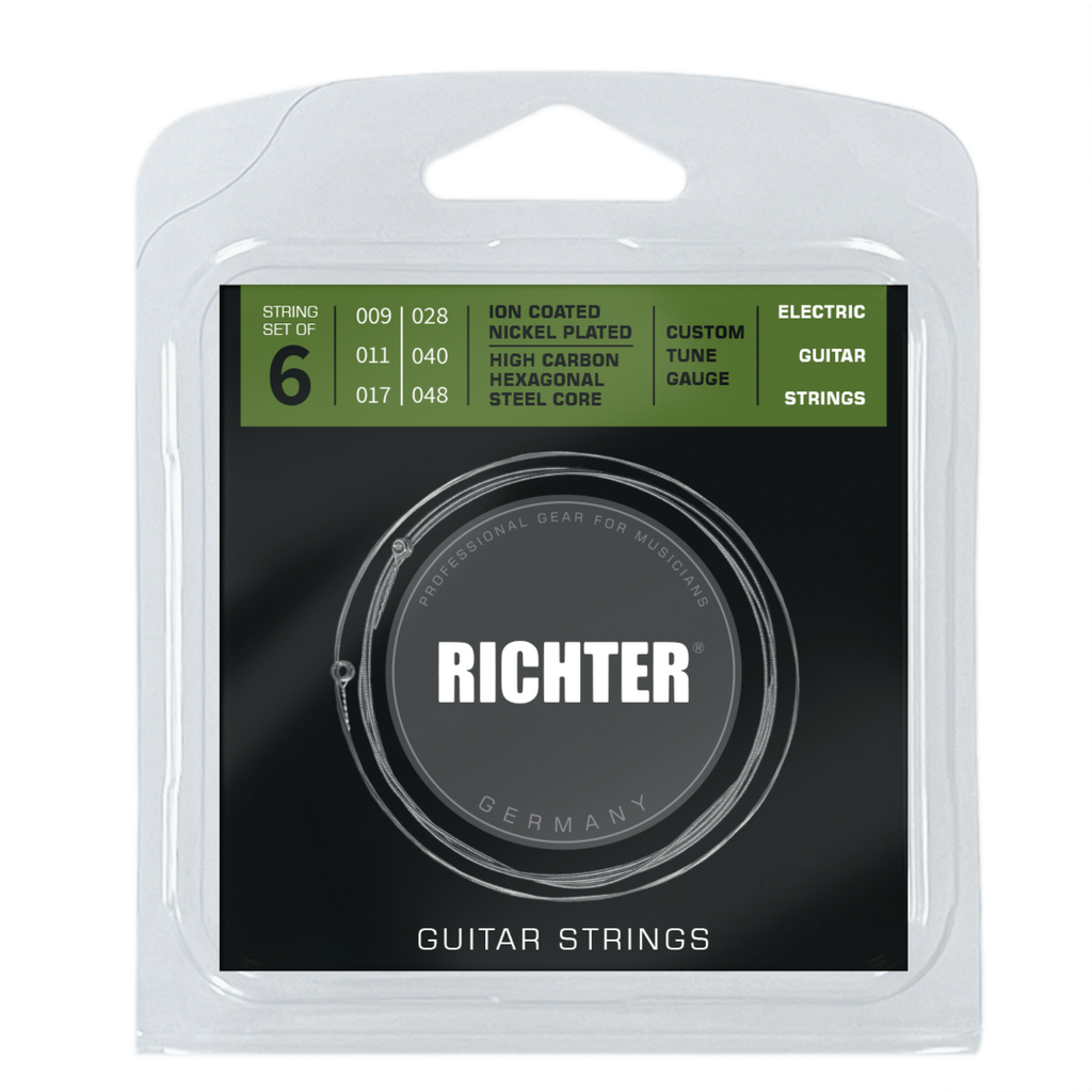 Richter Straps - Electric Guitar Strings 9-11-17-28-40-48