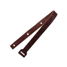 Load image into Gallery viewer, Richter Straps - Leather Tailpiece Floral Brown