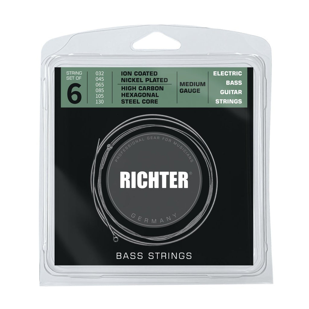 Richter Straps - Electric Bass Strings Set 32-45-65-85-105-130