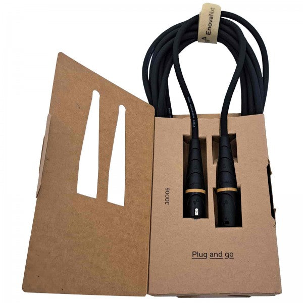 EnovaNxt 6m microphone cable XLR female to XLR male 3 pin - True Mold Technology Buy in Australia