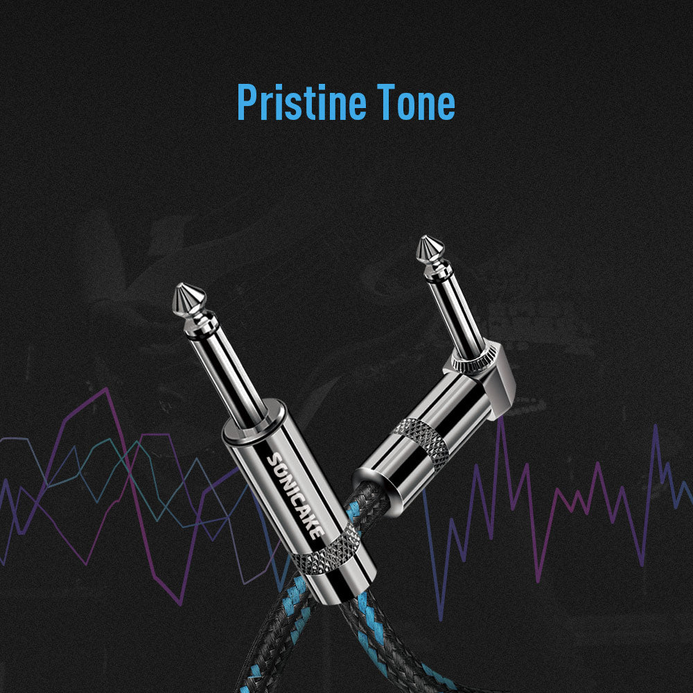 Sonicake - Guitar Cable 6m Nylon ST-RA/B&B Australia