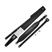 Load image into Gallery viewer, Richter Straps - Matt Heafy Black &amp; Oni Double Guitar Strap