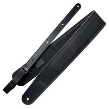 Load image into Gallery viewer, Richter Straps - Luxury Buffalo Black Guitar Strap