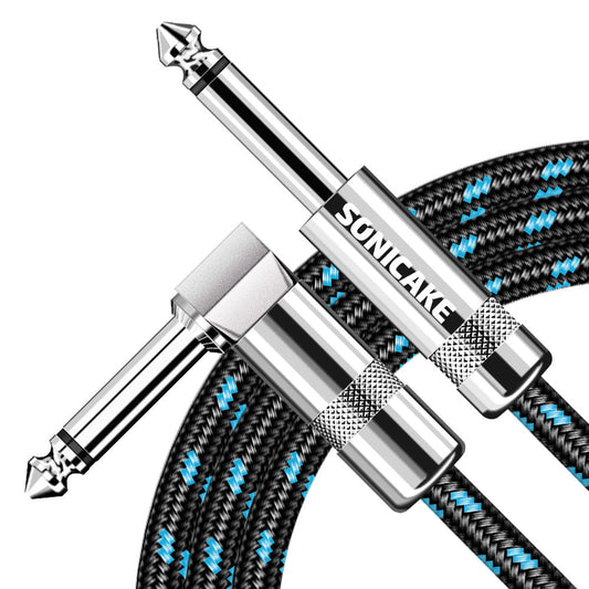 Sonicake - Guitar Cable 3m Nylon ST-RA/B&B Australia