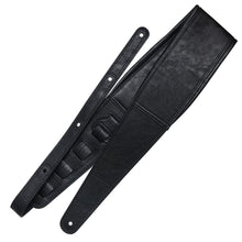 Load image into Gallery viewer, Richter Straps - Springbreak III Leatherette Black Guitar Strap
