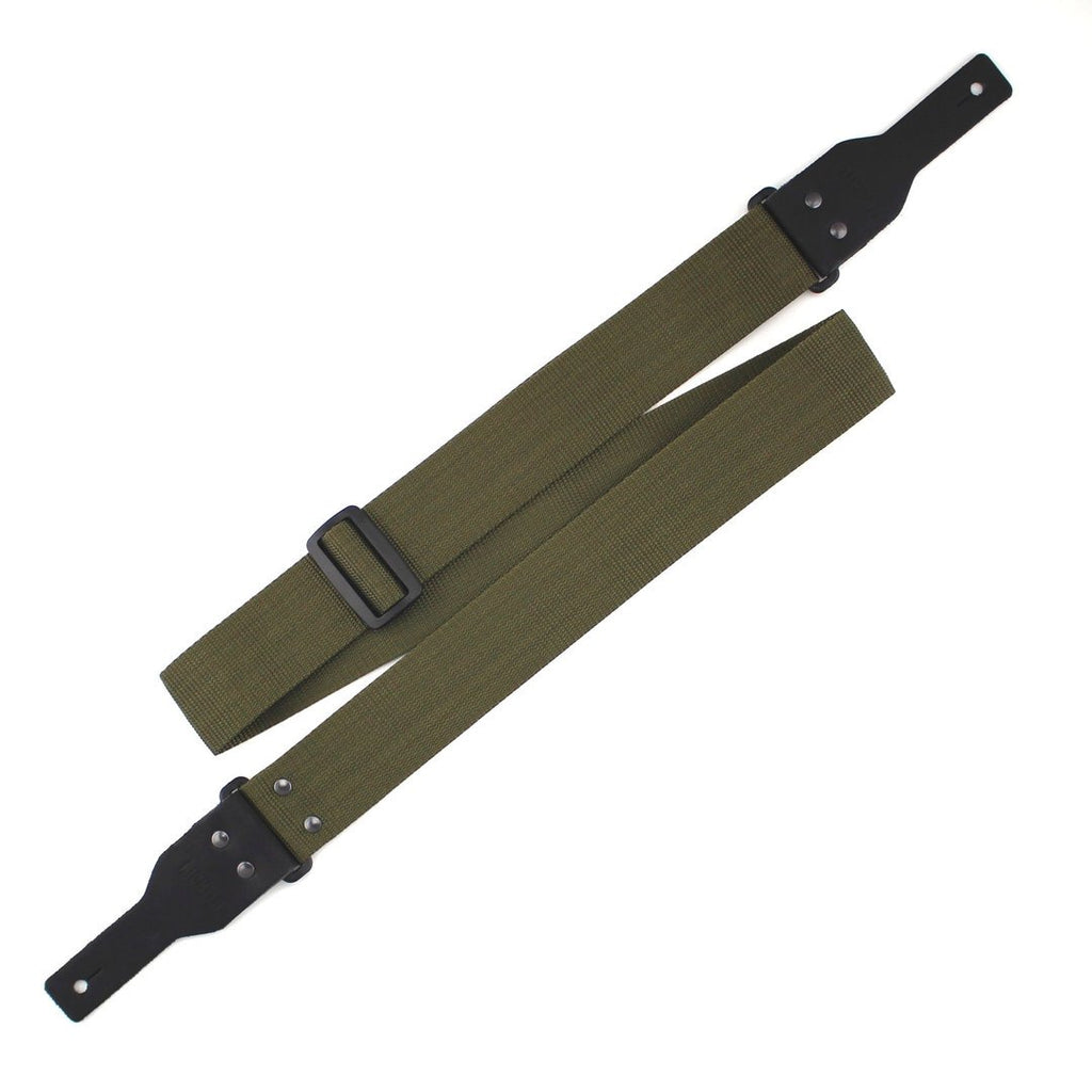 Richter Straps - Racoon Khaki / Black Guitar Strap