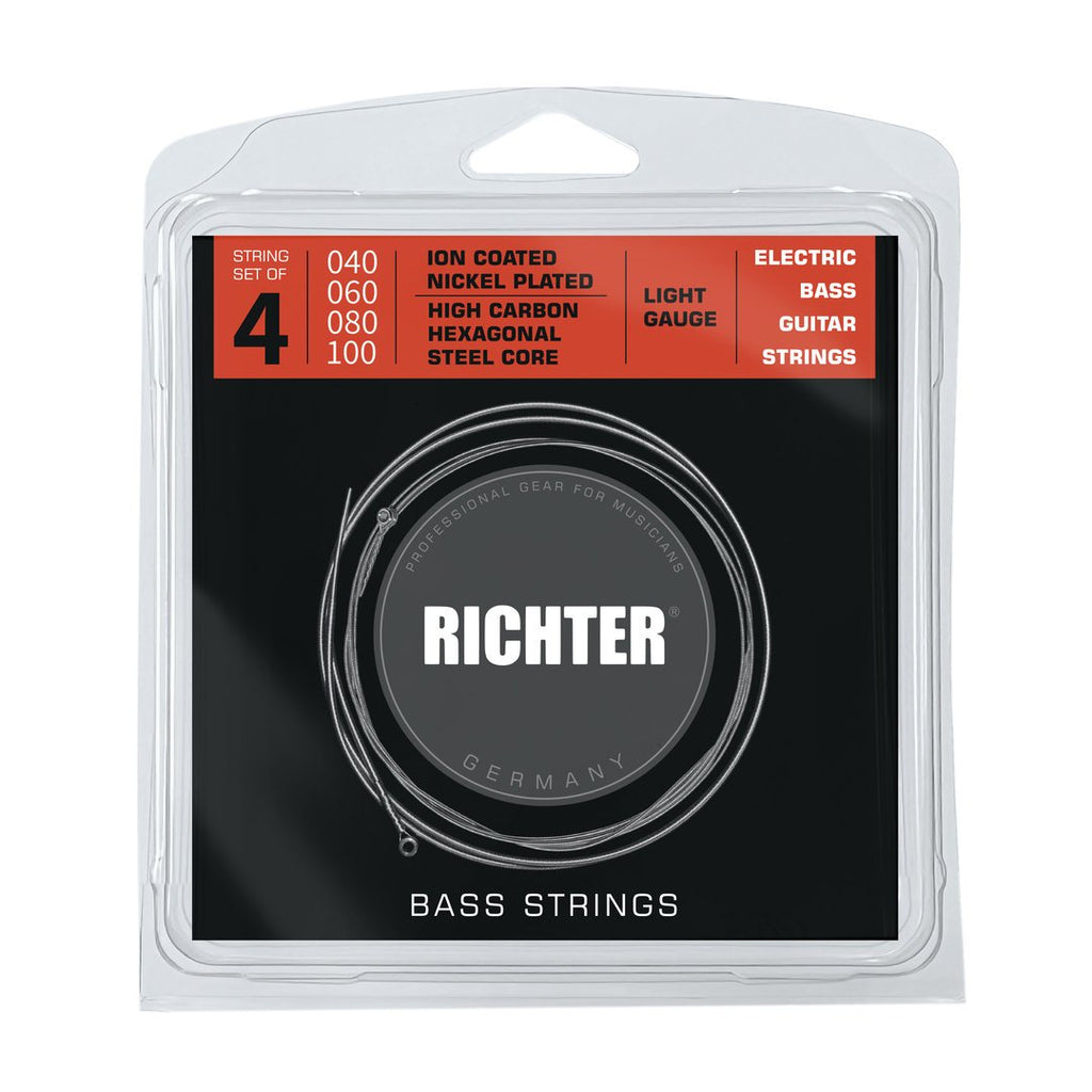 Richter Straps - Electric Bass Strings Set 40-60-80-100