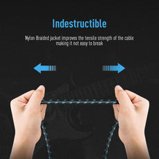 Sonicake - Guitar Cable 3m Nylon ST-ST/B&B Buy in Australia