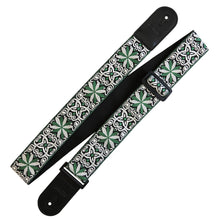 Load image into Gallery viewer, Richter Straps - Retro Green Guitar Strap Vegan