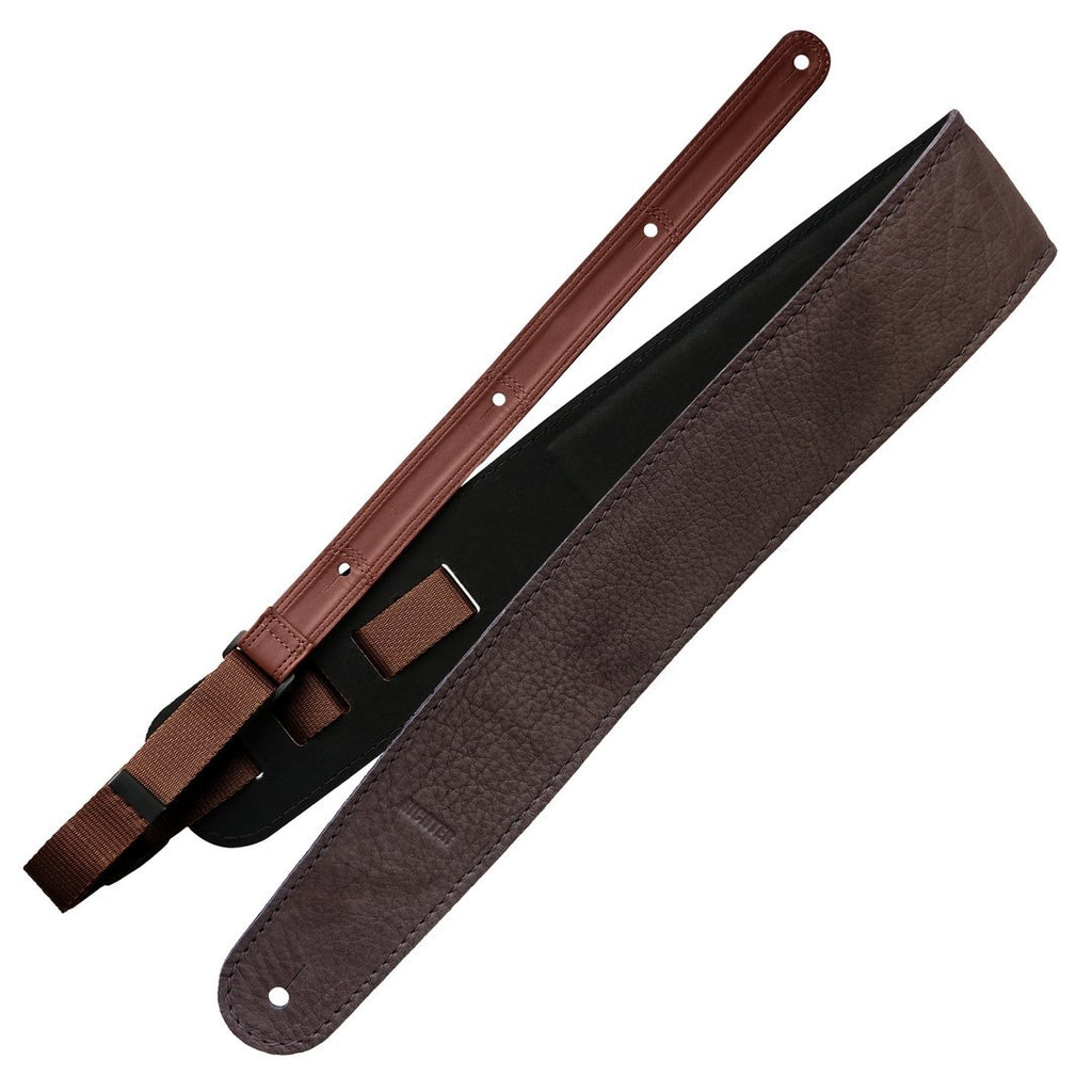 Richter Straps - Luxury Bullneck Wild Brown Guitar Strap