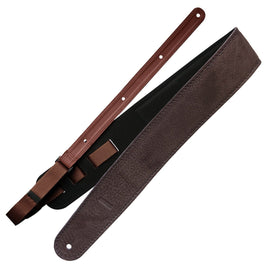 Richter Straps - Luxury Bullneck Wild Brown Guitar Strap