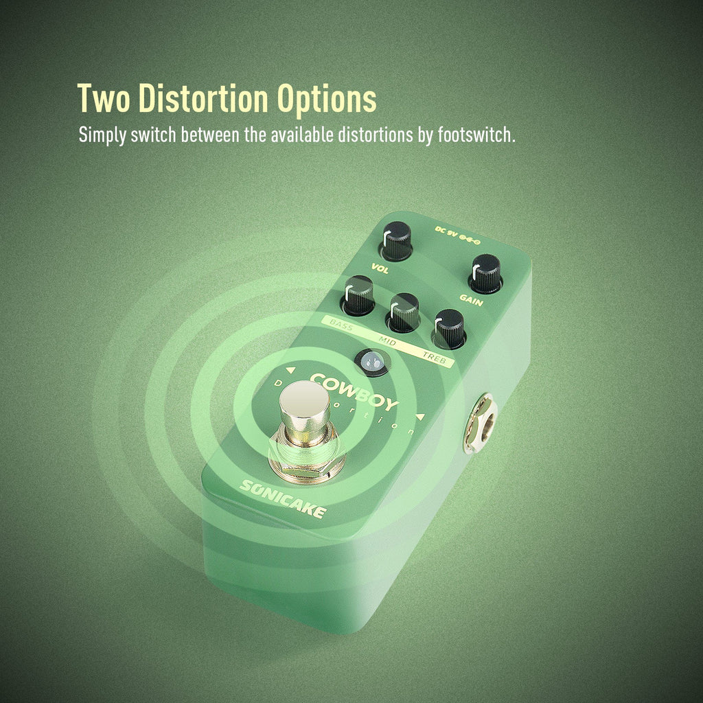 Sonicake - Cowboy Distortion - Mini Guitar Pedal Buy in Australia