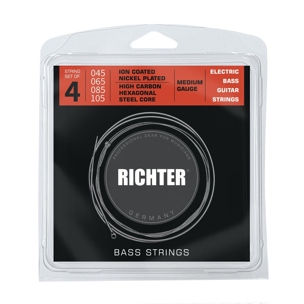 Richter Straps - Electric Bass Strings Set 45-65-85-105