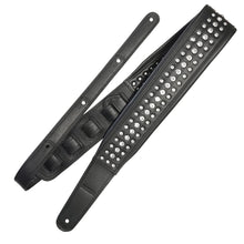 Load image into Gallery viewer, Richter Straps - Springbreak I Bling Bling Black / White Guitar Strap