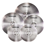 Sonicake - Low Volume Mute Cymbal set Silver (5 Pack)