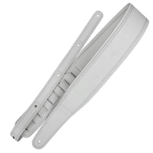 Load image into Gallery viewer, Richter Straps - Springbreak I Leatherette White Guitar Strap Vegan