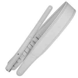 Richter Straps - Springbreak I Leatherette White Guitar Strap Vegan