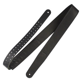Richter Straps - Raw IV Nappa Black Guitar Strap