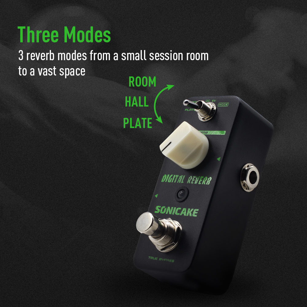 Sonicake - Triple Digital Reverb - Mini Guitar Pedal – Global Music ...