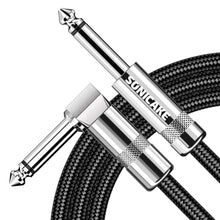 Load image into Gallery viewer, Sonicake - Guitar Cable 3m Nylon ST-RA/Black Australia