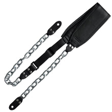 Load image into Gallery viewer, Richter Straps - Succubus Black / Silver Guitar Strap Vegan