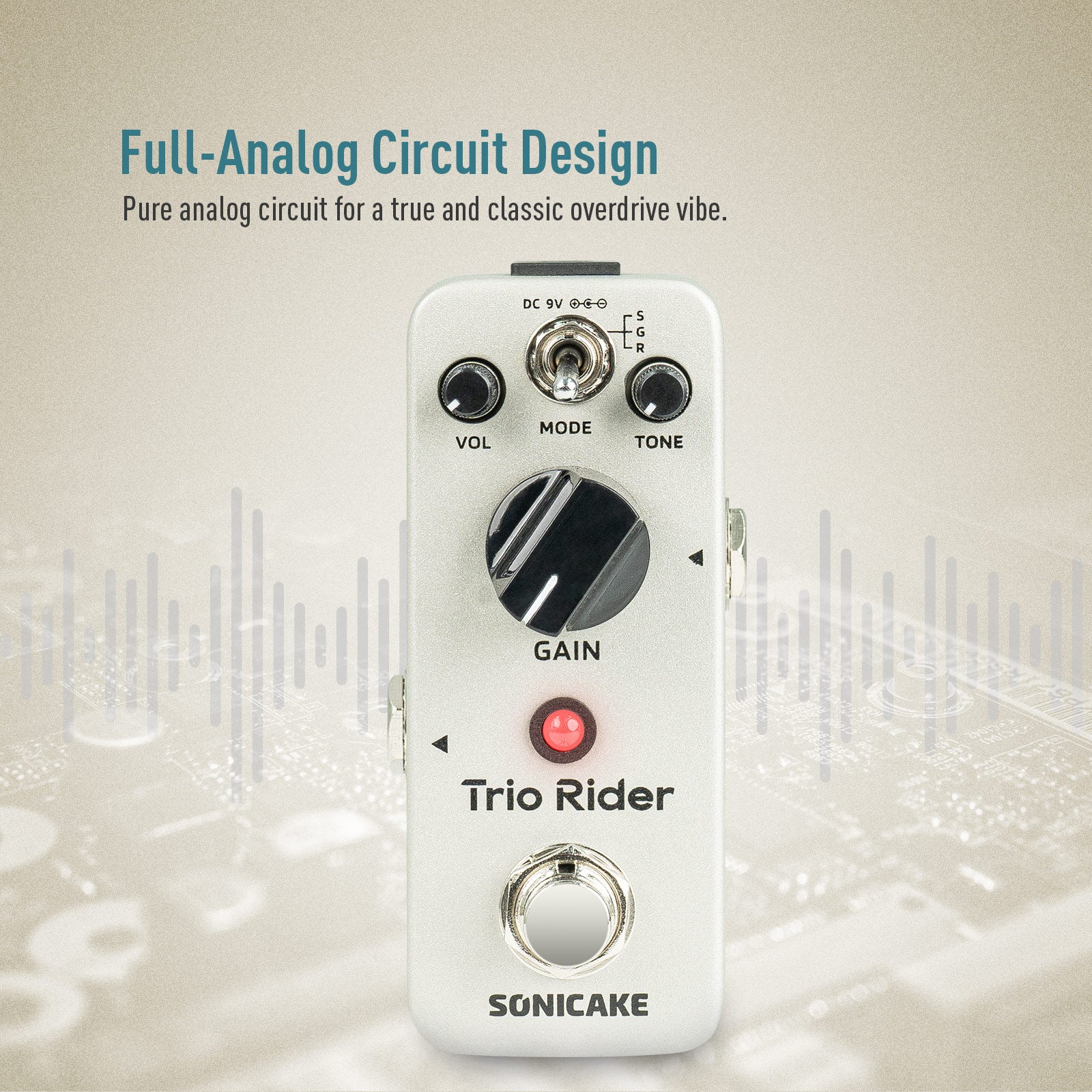 Sonicake - Trio Rider - Mini Guitar Pedal2 Australia