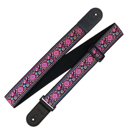 Richter Straps - Retro Pink Guitar Strap Vegan