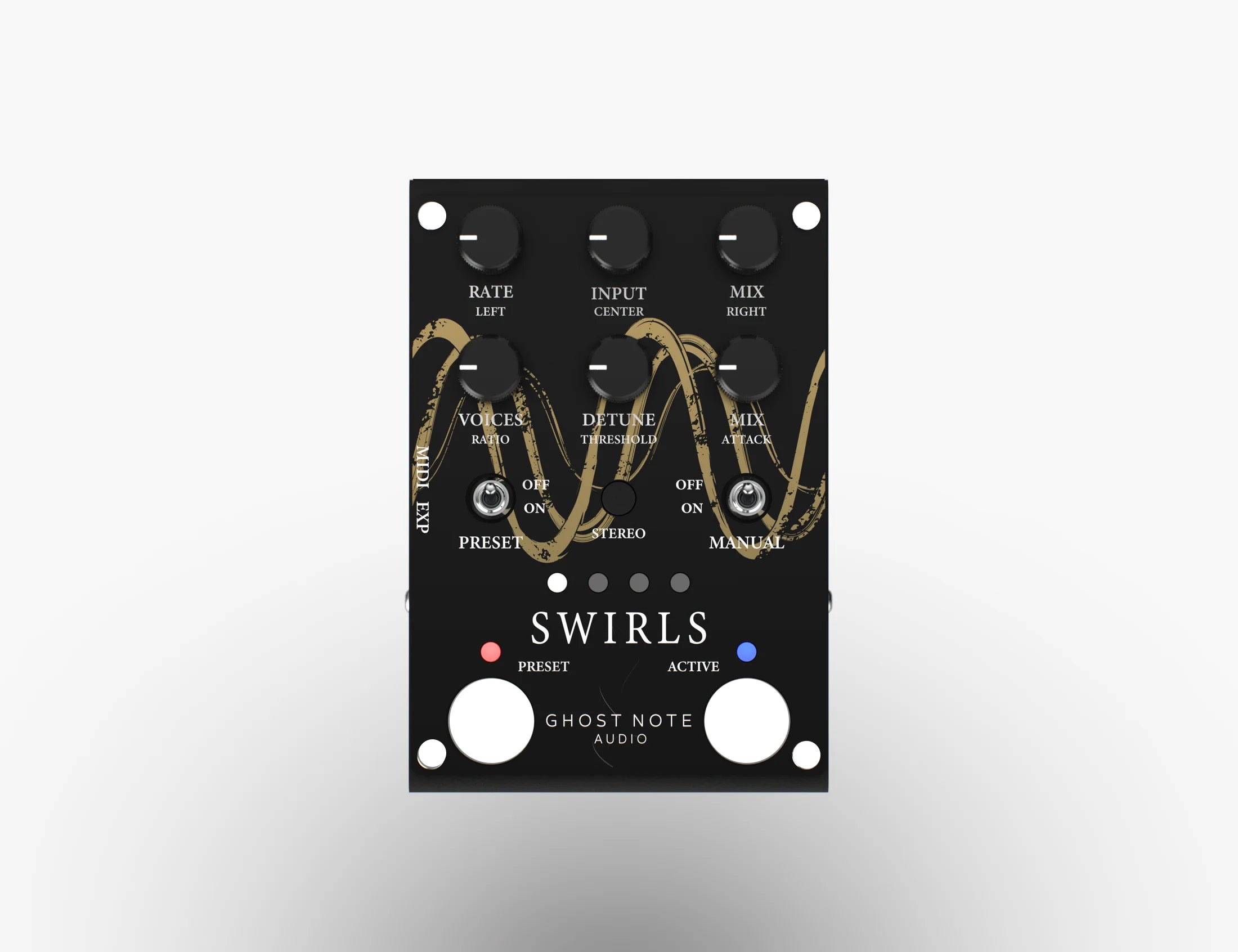 Ghost Note Audio - Daedalus Faceplates - Swirls