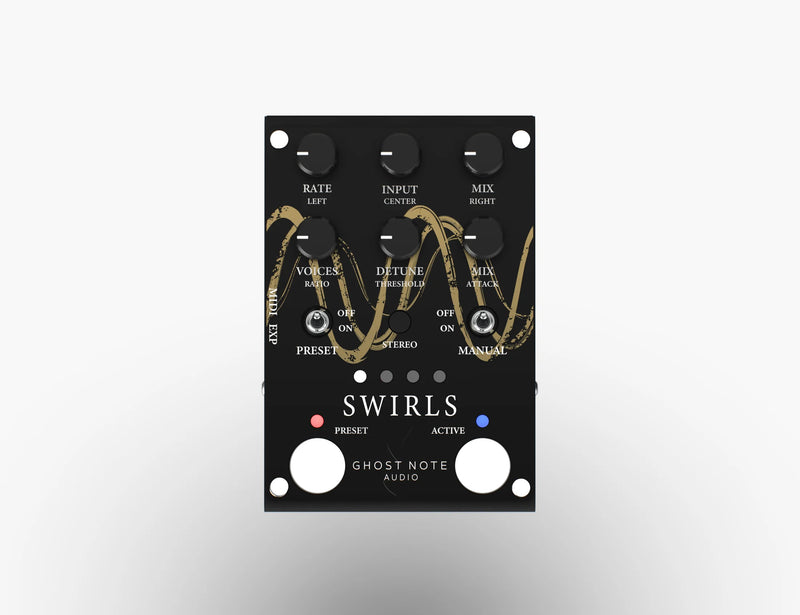 Ghost Note Audio - Daedalus Faceplates - Swirls