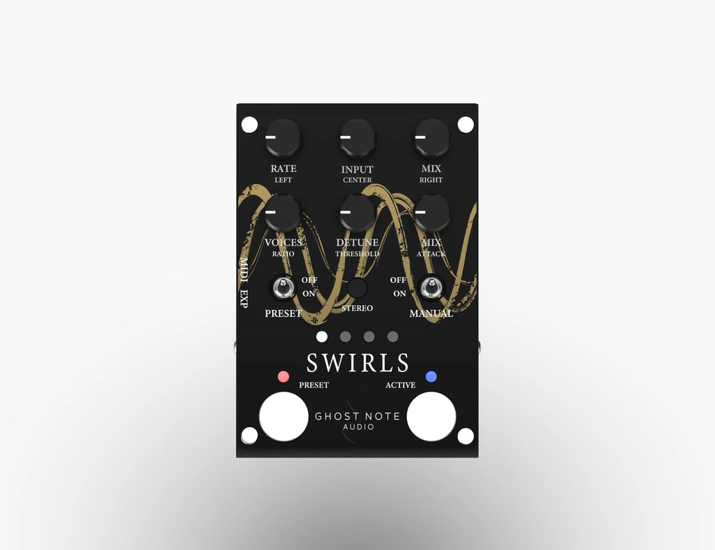 Ghost Note Audio - Daedalus Faceplates - Swirls