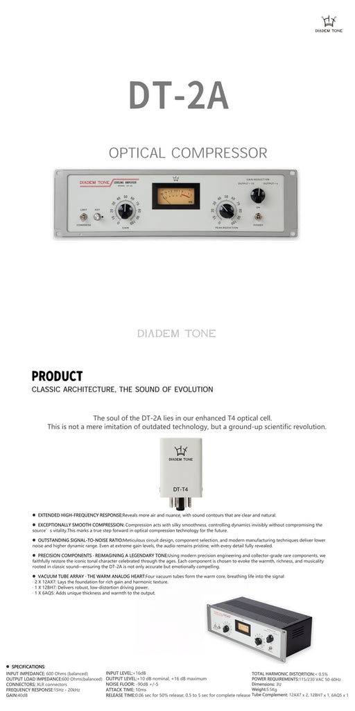 DiademTone DT-2A (LA-2A Style Opto Comp)