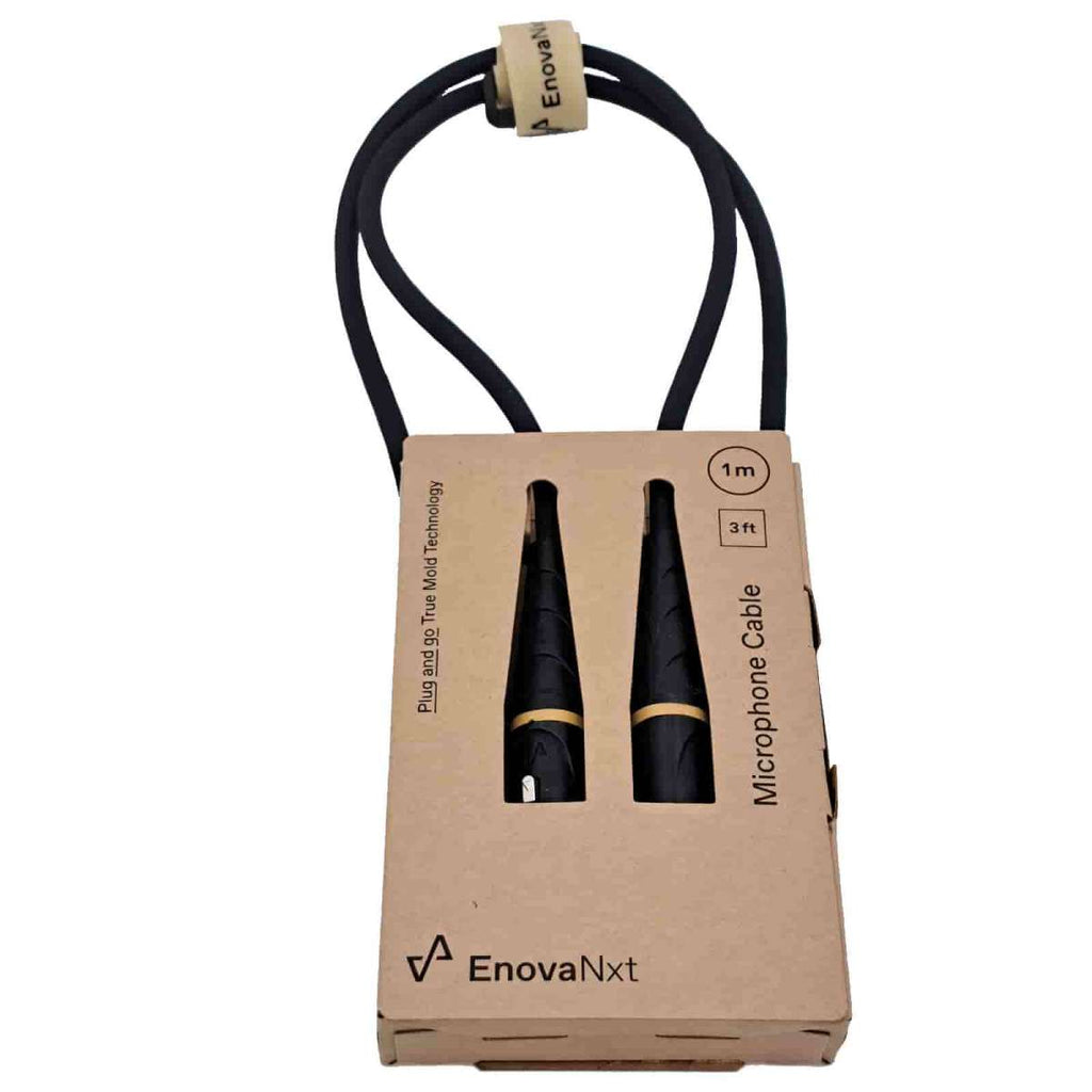 EnovaNxt - XLR Microphone Cable 3-Pin w TrueMold Tech - 1m