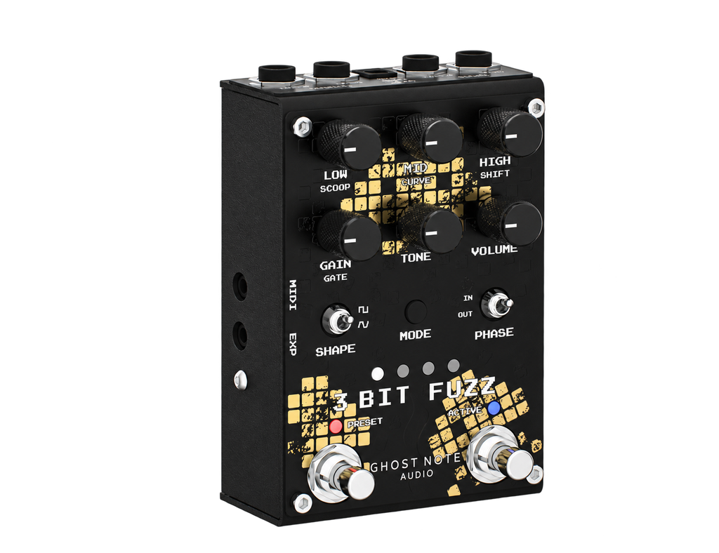 Ghost Note Audio - 3 Bit Fuzz - Fuzz & Bitcrush Pedal