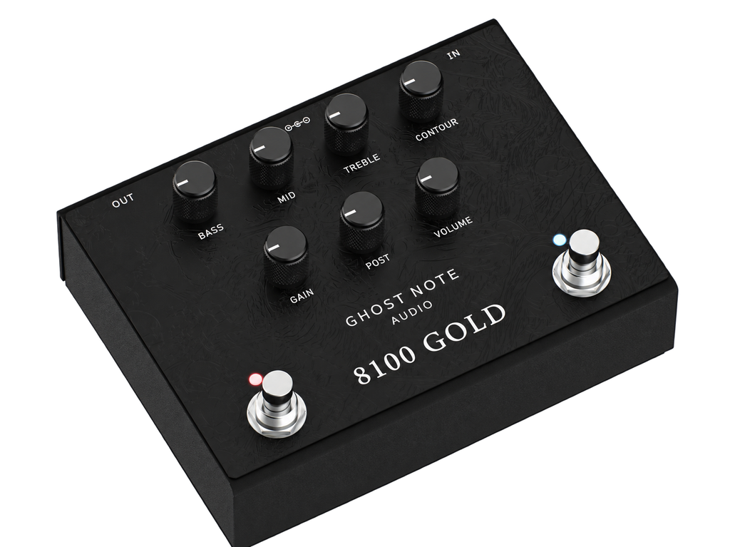 Ghost Note Audio - 8100 Gold Preamp Pedal (Black)