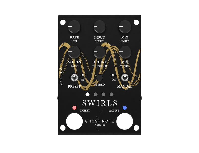 Ghost Note Audio - Daedalus Faceplates - Swirls