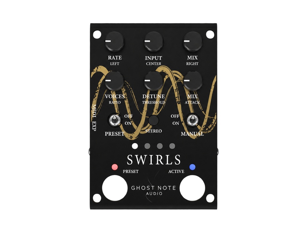 Ghost Note Audio - Daedalus Faceplates - Swirls