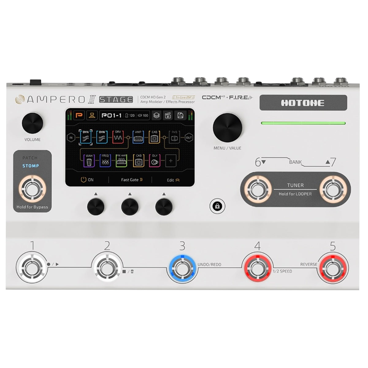 Hotone Ampero Stage II Multi FX Pedal