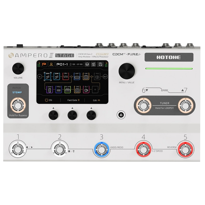 Hotone Ampero Stage II Multi FX Pedal