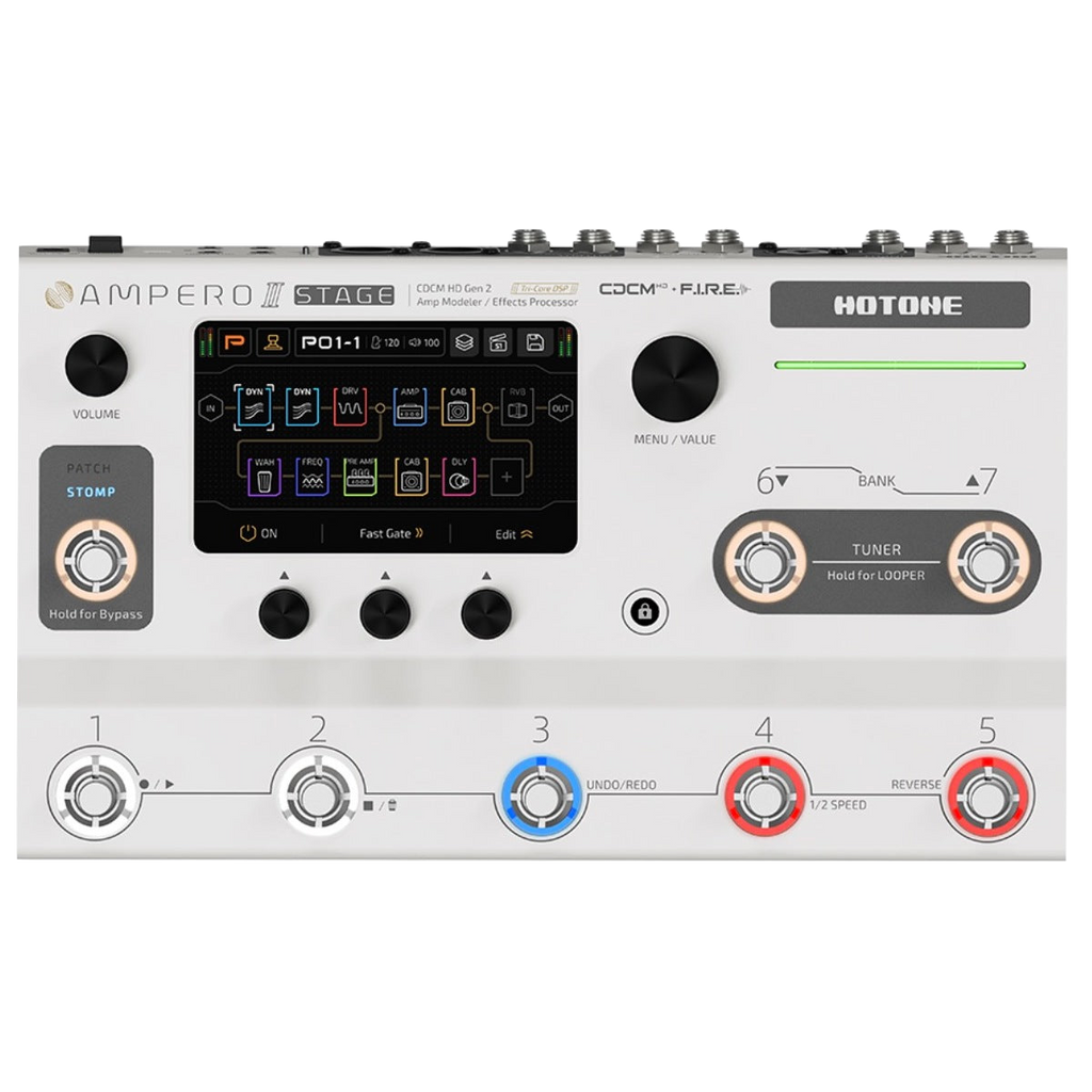 Hotone Ampero Stage II Multi FX Pedal