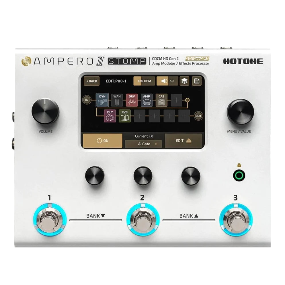 Hotone Ampero II Stomp Multi FX Pedal