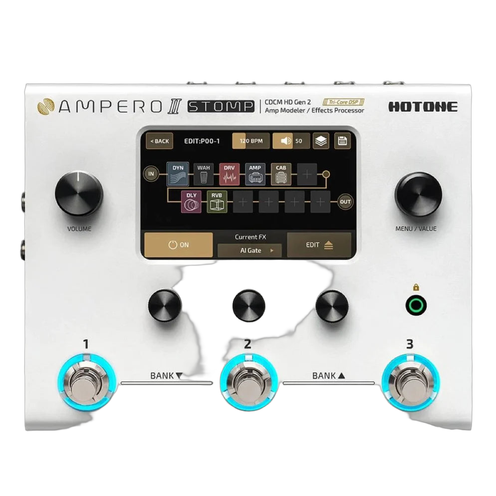 Hotone Ampero II Stomp Multi FX Pedal
