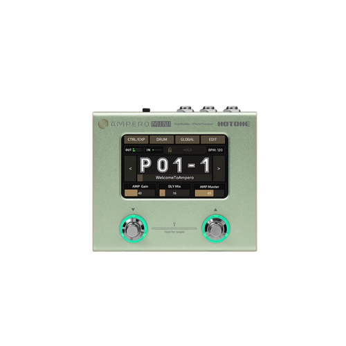 Hotone Ampero Mini Guitar FX Pedal (Matcha Green)