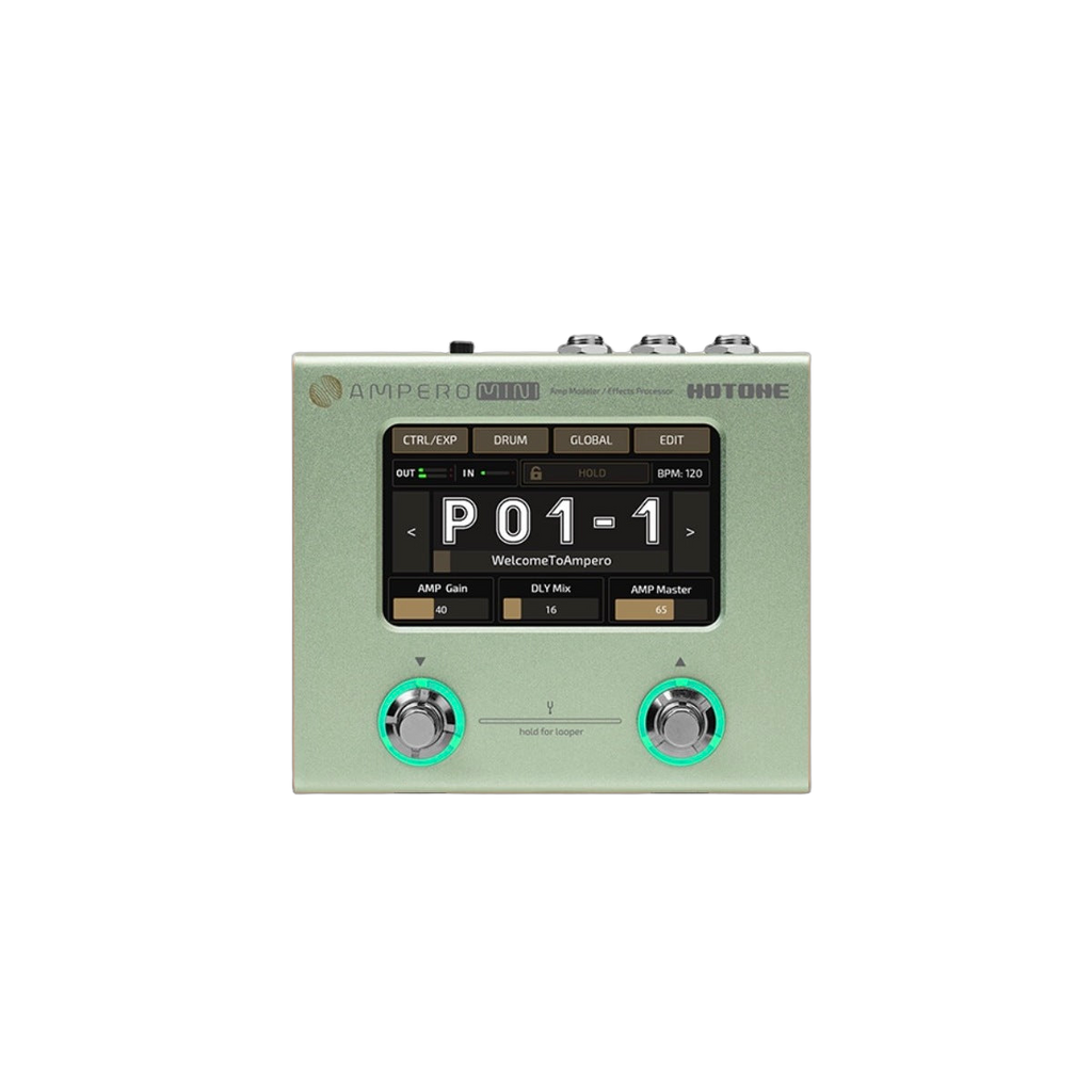 Hotone Ampero Mini Guitar FX Pedal (Matcha Green)
