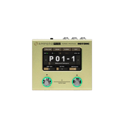 Hotone Ampero Mini Guitar FX Pedal (Marigold)