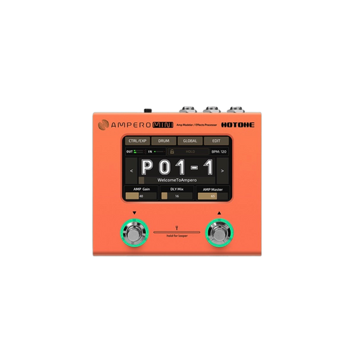 Hotone Ampero Mini Guitar FX Pedal (Orange)