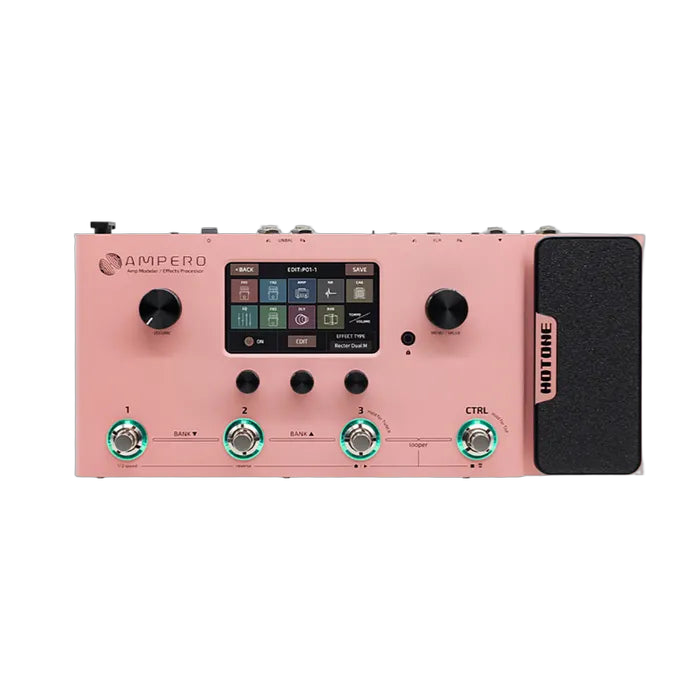 Hotone Ampero Multi FX  Pedal (Pink)