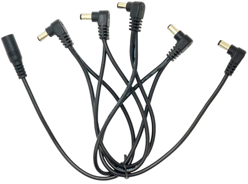 Hotone 5-Plug Angled Head DC Power Cable - Daisy Chain Australia GMI