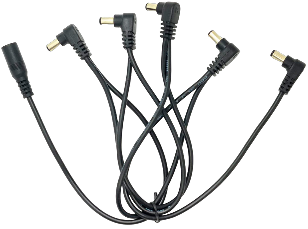 Hotone 5-Plug Angled Head DC Power Cable - Daisy Chain Australia GMI