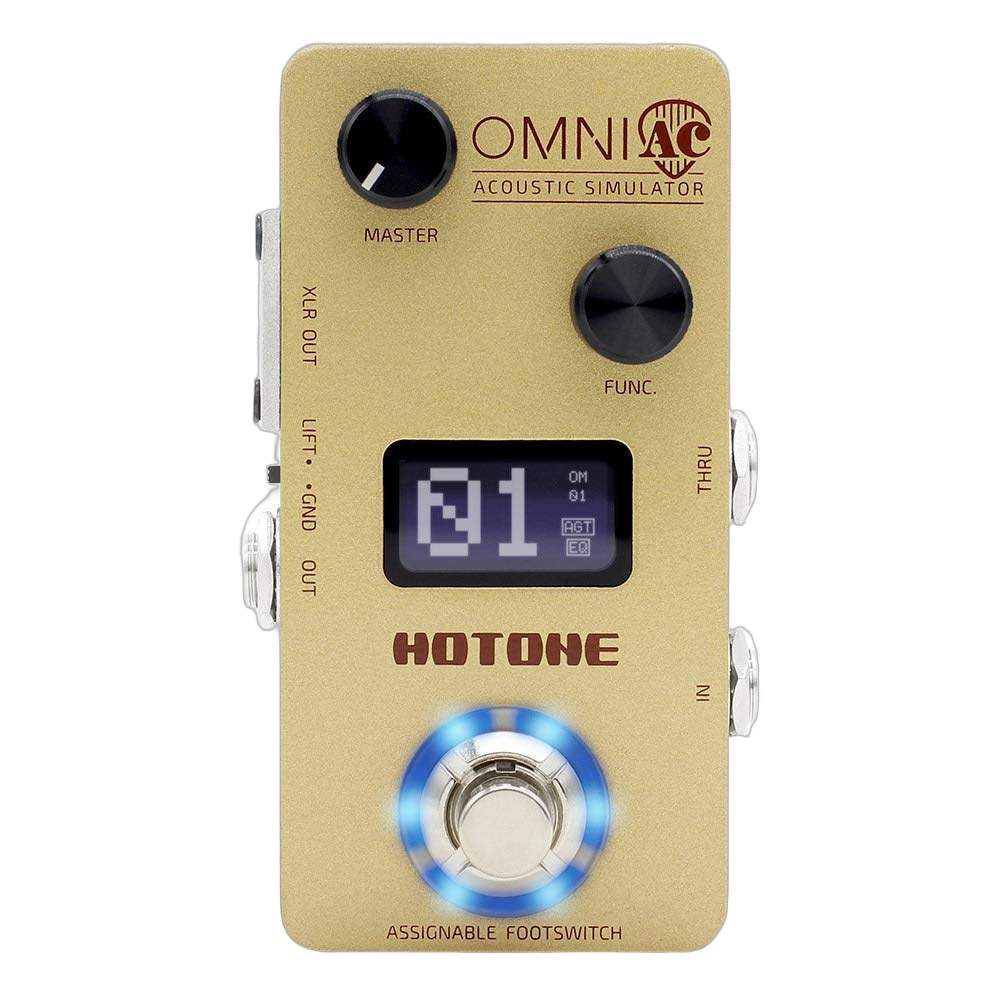 Hotone Omni AC (Acoustic Guitar Sim Pedal) Australia GMI